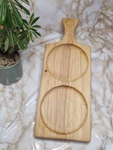Plato de servicio de bocadillos de madera de alta calidad con cuenco Restaurante Fiesta Boda Hotel en precio al por mayor - Product Image 3