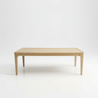 Table basse rectangulaire moderne pour salon, mobilier d'intérieur en bois durable et léger, vente en gros