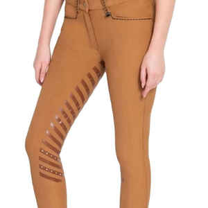 Pantalones de mujer última moda cómodo agarre de silicona ecuestre al por mayor mallas personalizadas nuevo estilo Jodhpur y pantalones - Product Image 3