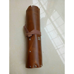 Cao Cấp Chất Lượng Da Chính Hãng Dao Túi Cuộn Bền Cổ Điển Đầu Bếp Dao Trường Hợp Chuyên Nghiệp OEM Tùy Chỉnh Công Cụ Tổ Chức - Product Image 1