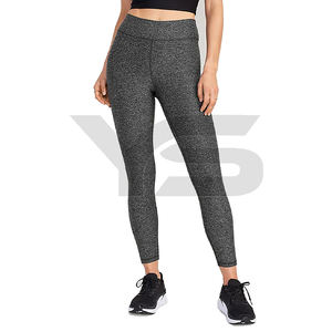 Gran oferta de pantalones de Yoga para mujer con logotipo personalizado, mallas elásticas de Spandex de alta calidad para entrenamiento de gimnasio, nuevo diseño transpirable - Product Image 1
