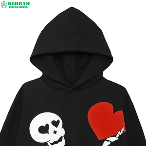 เสื้อฮู้ดดี้ดีไซน์ล่าสุด รุ่นยูนิเซ็กซ์ ปี 2026 ลายโลโก้สไตล์ปีศาจ ผลิตจากผ้าฝ้าย 100% เป็นมิตรต่อสิ่งแวดล้อม ผ้าฟลีซ/เฟรนช์เทอร์รี่ - Product Image 5