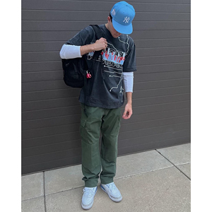 Camiseta de gran tamaño lavada con ácido de estilo Retro Vintage, camiseta de talla grande con logotipo personalizado transpirable con estampado DTF de etiqueta privada para hombre - Product Image 6