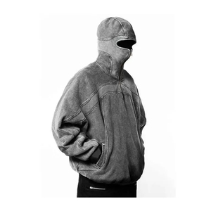 เสื้อฮู้ดกรดล้างจากโรงงานปากีสถานสําหรับบุรุษ - Product Image 3