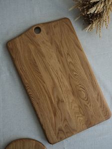 เขียงไม้อะคาเซียพร้อมที่จับทนทานใช้ทำจากไม้พายเสิร์ฟแบบพรีเมียม - Product Image 2