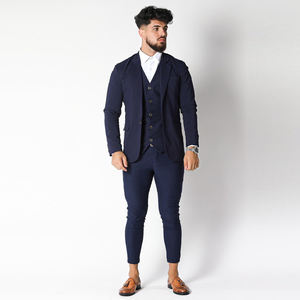 GINGTTO OEM Sports <strong>Blazer</strong> Jacket Business Formal <strong>Tweed</strong> Slim Fit <strong>Men's</strong> Wedding Suits for <strong>Men</strong> - Product Image 6