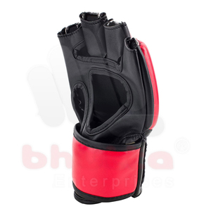 Gants de boxe MMA en cuir respirant et légers, sans doigts, entraînement professionnel, unisexe - Product Image 2