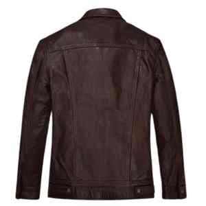 Best Manufacturer's Custom Logo Men's Leather Shirts Hot Selling Breathable Customized Logo Leather Shirts - Product Image 6