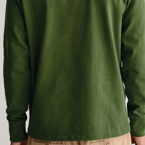 Stylish Men's <b>Long</b> <b>Sleeve</b> <b>Rugby</b> <b>Shirt</b> | Relaxed Fit for Sporty Looks | OEM and ODM Services Available - Product Image 6