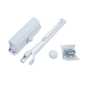 Chiudiporta con funzione di blocco apertura, Forza 2. Bianco (per porte 70/90 cm.) - Product Image 4