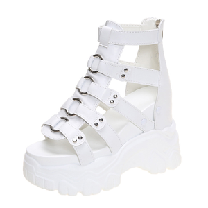 2025 nouveau Design <span class=keywords><strong>4</strong></span> couleurs sandale pour femmes Wedge 12 <span class=keywords><strong>cm</strong></span> sangle mode femmes <span class=keywords><strong>sandales</strong></span> - Product Image 6