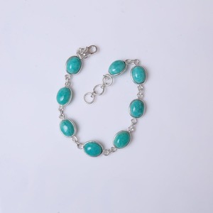 925เงินสเตอร์ลิงทำด้วยมืออัญมณี Larimar เครื่องปั่นด้ายเครื่องประดับ925แข็งของขวัญแต่งงานเงินคุณภาพดีที่สุดเครื่องประดับ - Product Image 3
