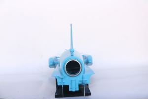 Modèle de bateau rapide hydroplan RC BLUEBIRD K7 prêt à la navigation, modèle nautique en bois peint à la main, décoration d'intérieur européenne - Product Image 3