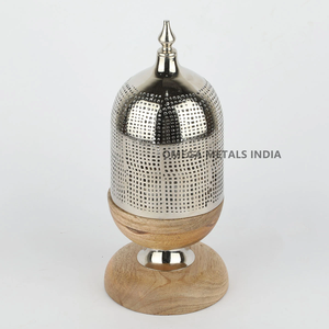 Premium Gold Finish <b>Oud</b> <b>Incense</b> Burner Bakhoor Holder Stainless Steel for Living Room - Product Image 3
