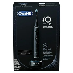 Oral-B iO Serie 10 Cepillo de dientes eléctrico recargable, (4) cabezales de cepillo