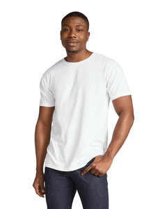 T-shirt teint en vêtements pour hommes T-shirt à manches courtes ComfortWash avec col en O T-shirts légers à motif de logo respirant - Product Image 2