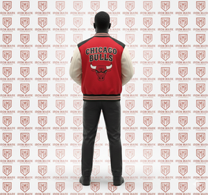 Vestes de baseball unisexes personnalisées en gros, broderie sur le devant, respirantes, veste de baseball décontractée pour hommes, coton uni, lettreman - Product Image 2