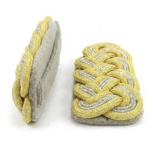Épaulettes d'uniforme d'officier brodées de qualité supérieure, fournisseur d'usine - Product Image 3