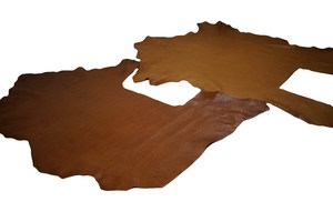 Cuir de vachette véritable brun naturel, cuir artisanal de qualité supérieure, cuir en gros, fabricant de matériaux en cuir, couleur personnalisée - Product Image 4