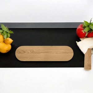 Tabla de cortar de madera clásica para cocina, verduras, frutas y queso, tabla de cortar de madera rectangular a un precio asequible - Product Image 4