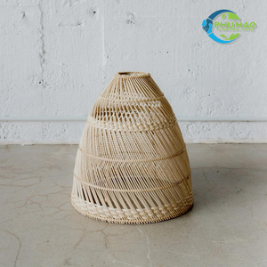 Diseño único, elegancia: candelabro de farol de bambú de ratán tejido, elección perfecta para su hogar, restaurante, jardín - Product Image 2