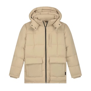 New Design Fashion Wholesale Custom <b>Puffer</b> <b>Jacket</b> <b>Men</b> Quilted <b>Puffer</b> <b>Jacket</b> With Breathable Hood <b>White</b> <b>Puffer</b> <b>Jacket</b> for <b>Men</b> - Product Image 1