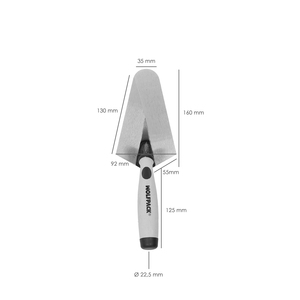 Spatola Wolfpack Plus con manico in gomma 348 160mm. - Product Image 3