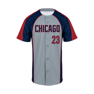 Customizable Classic Polyester <b>Baseball</b> Jersey Breathable Sportswear Uniforms Button Front Available Plus Sizes Casual Factory - Product Image 3