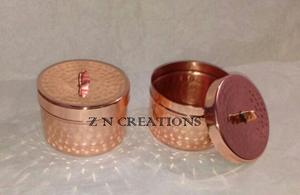 ภาชนะใส่เทียนกลมสีโรสโกลด์5ออนซ์พร้อมฝาปิดภาชนะทองแดงเปล่าสำหรับตกแต่งบ้านสำหรับทำเทียน - Product Image 6