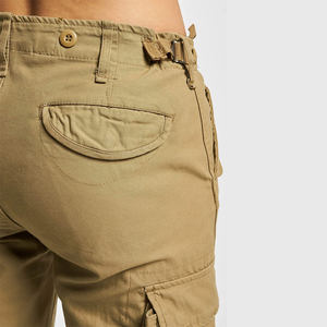 Pantalones Cargo Multibolsillos Premium de Otoño Personalizables para Mujer, 100% Algodón, Jogger Transpirable, Pantalones Cargo Deportivos de Cintura Alta, Casuales - Product Image 6