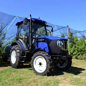 Tracteur agricole Lovol M1104 55 ch 4x4 avec cabine et climatisation, tracteur utilitaire agricole utilisé pour l'agriculture - Product Image 2