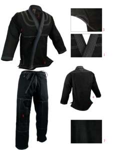 BJJ Gi Kimono Jiu Jitsu Karate Suit WTF Taekwondo ITF Uniforme de artes marciales personalizado y al por mayor - Product Image 3