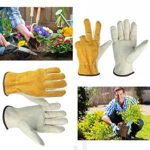 Guantes de jardinería de cuero ligeros y cómodos de alta calidad - Product Image 6