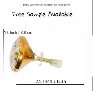 Vadrouille industrielle Poignées en laiton pour armoires de cuisine Commodes Chambres à coucher Salons Salles à manger-Poignées et boutons de meubles - Product Image 3