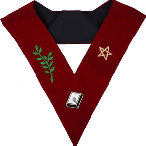 Regalia Lodge Masonic Rose Croix 18th Degree <b>Apron</b> Gauntlets and Collar - Product Image 2