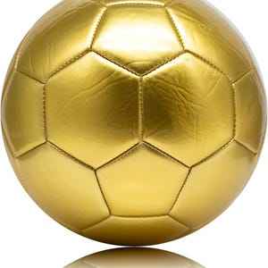 Balón de Fútbol Dorado de 32 Paneles, Tamaño 5, Sin Marca, para Entrenamiento, Estilo Clásico - Product Image 6