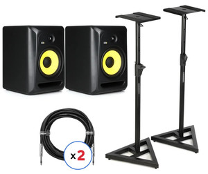 SALES OF KRK Classic 8 <b>Powered</b> Two-Way Professional Studio Monitor Speaker - Product Image 4