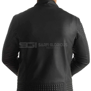 Vestes en cuir véritable Prix bas Cuir de haute qualité pour hommes Super vente Vestes en cuir élégantes pour hommes - Product Image 4