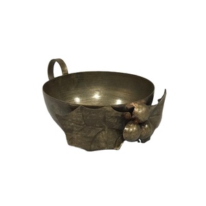 Vela perfumada craquelada en forma de fruta, diseño de Metal, antigua, dorada, para fabricación de velas - Product Image 1