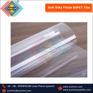 Rollo de película BOPET de 50cm de tamaño personalizado 2024, el más vendido, transparente, liso, de poliéster transparente, acabado suave y sedoso, fundición excepcional - Product Image 2