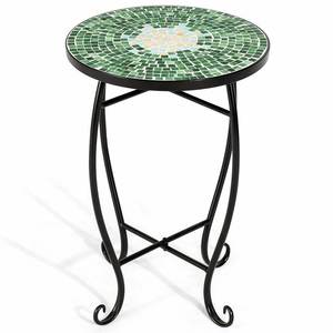 Table d'appoint pour extérieur vert pour intérieur avec pieds incurvés - Product Image 1
