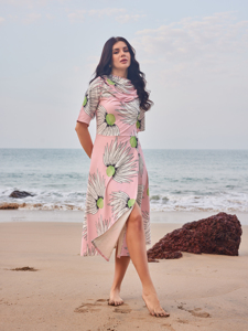 Robe imprimée à fleurs pour femmes - Product Image 3