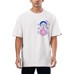 Camiseta de algodón de diseño clásico para hombre, camisa de cuello redondo personalizado con hombros al descubierto, talla grande, lisa, a la venta - Product Image 1