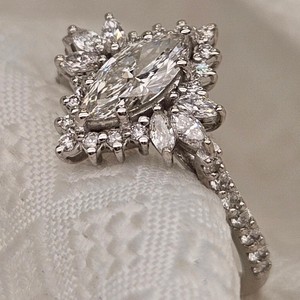 Lab Grown Luxury CVD Diamond Classic Wedding Engagement <b>Ring</b> IGI Certified Channel <b>Set</b> Stone Daily Wear Women Munjani Impex - Product Image 1