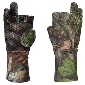 Guantes de Caza de Medio Dedo con Camuflaje, Unisex, Equipo Táctico para Exteriores, Impresión por Sublimación, Material de Poliéster, Uso en Climas Cálidos - Product Image 1