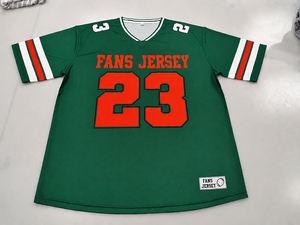 Maillot de football américain surdimensionné personnalisé, maillot de sport pour le jour du match, maillot sublimé style hip-hop, vêtements d'équipe à marque privée - Product Image 4