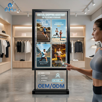 Pantalla OLED Transparente de 55 Pulgadas, Pantalla Táctil Interactiva Autoiluminada, Video Wall para Publicidad en Ascensores, Fabricante OEM ODM