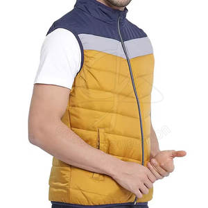 Chaleco Acolchado sin Mangas para Hombre, Transpirable, Estilo Hip Hop, Talla Grande, Diseño Personalizado con Bolsillo con Cremallera - Product Image 2