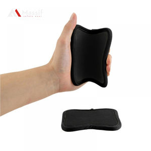 Coussinets en néoprène avec logo personnalisé Coussinets d'haltérophilie en caoutchouc Grip Pad Gym Workout Coussinets confortables pour hommes - Product Image 3