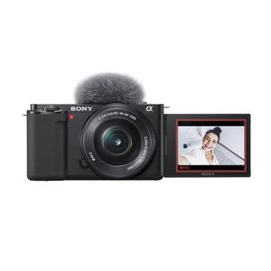 กล้องวีล็อกแบบมิเรอร์เลสพร้อมเลนส์ 16-50 มม. และบันทึกวิดีโอ 4K ระบบโฟกัสอัตโนมัติแบบ Eye AF หน้าจอพลิกได้สำหรับผู้สร้างคอนเทนต์ เซ็นเซอร์ APS-C - Product Image 6